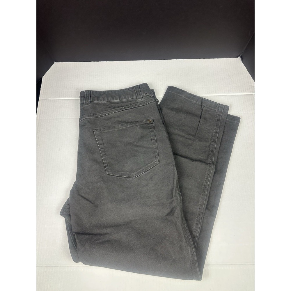 Duck Camp Pants Mens 36x30 Gray Hiking Hunting Outdoors Cordura Canvas Brush